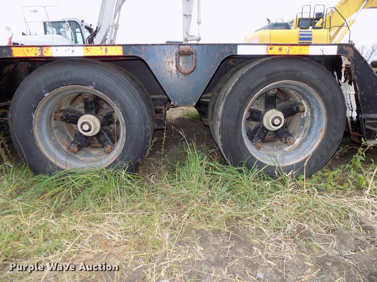 image for item DE7544 1993 Entyre lowboy equipment trailer