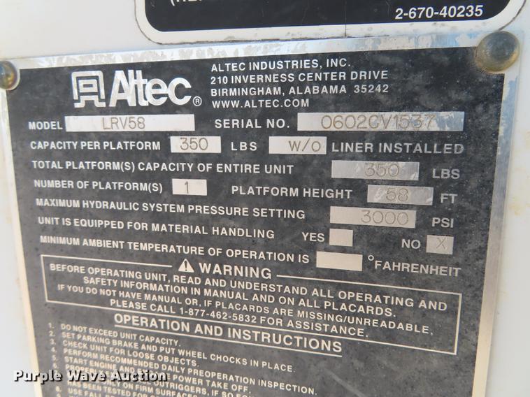 image for item DF1340 2003 International 4300 bucket truck