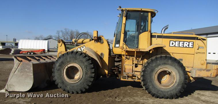 image for item DF3912 1998 John Deere 744H wheel loader