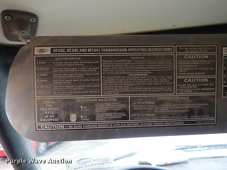 image for item DF8674 1995 Ford F700 dump truck