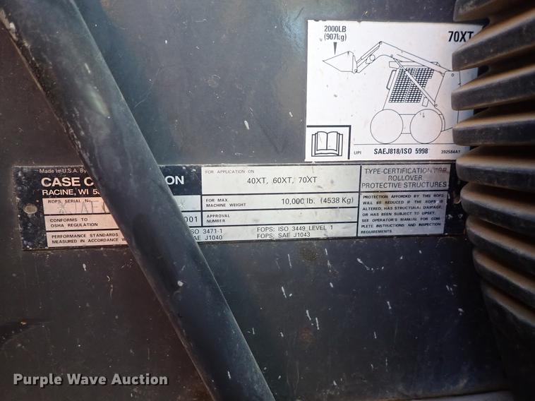 image for item DG2920 2003 Case 70XT skid steer