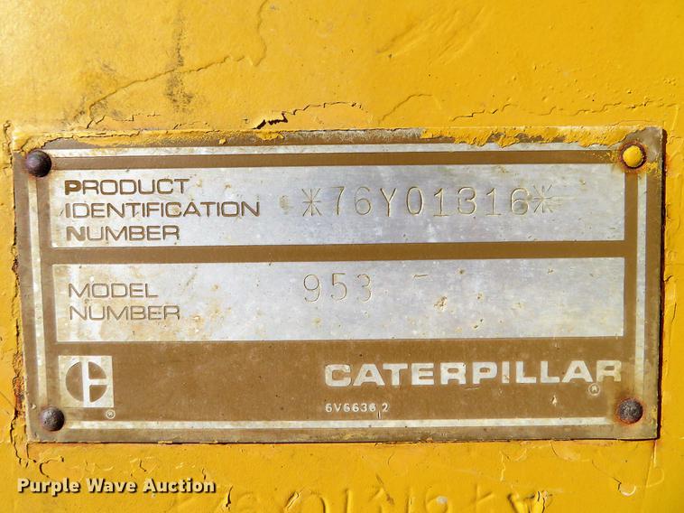 image for item DG3804 1984 Caterpillar 953 track loader