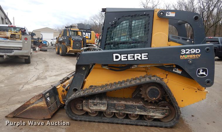 image for item DX9493 2012 John Deere 329D skid steer