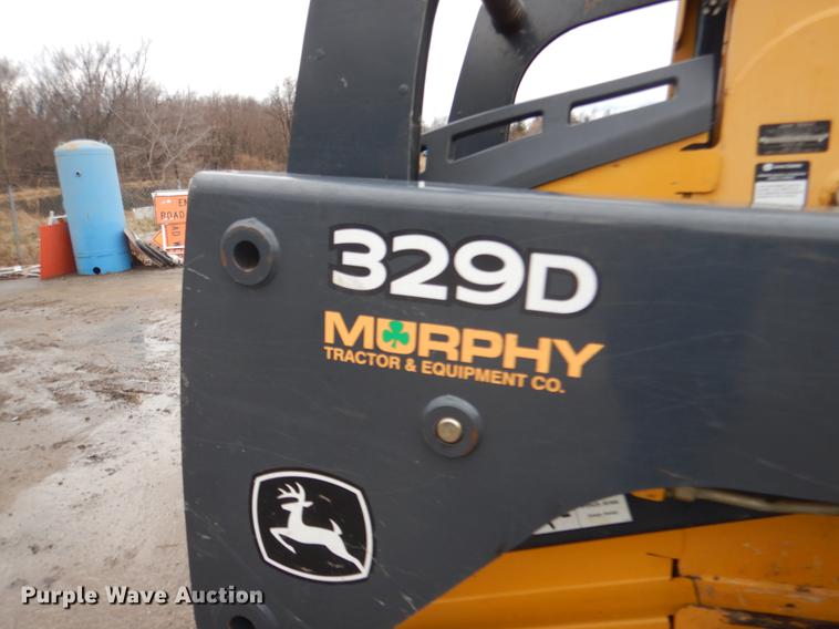image for item DX9493 2012 John Deere 329D skid steer