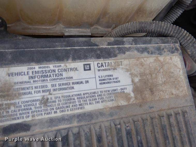 image for item DX9497 2004 Chevrolet Silverado 1500 Ext. Cab pickup truck