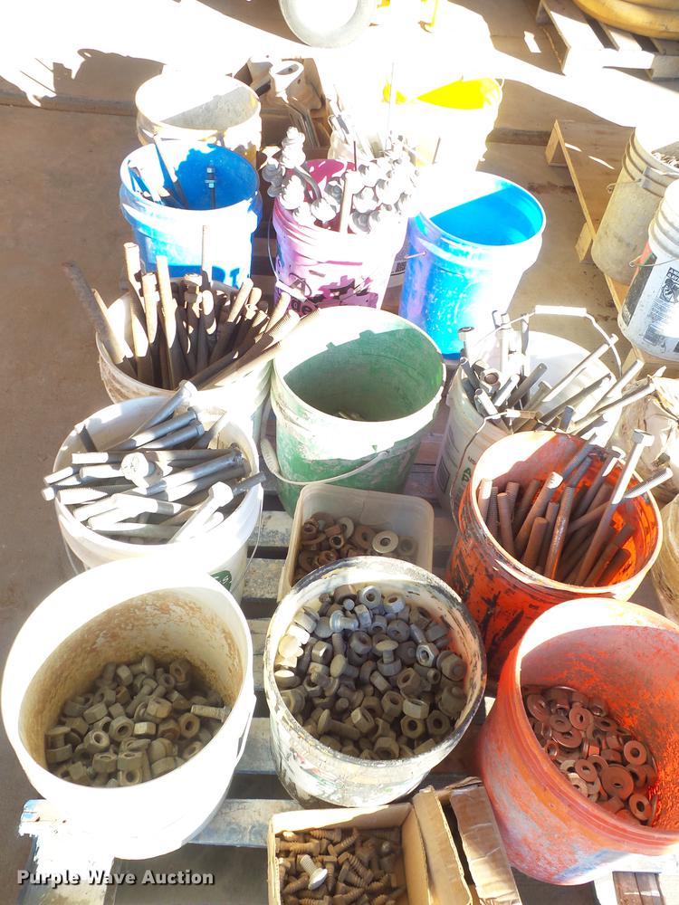 image for item EN9695 (4) pallets bolts and nuts