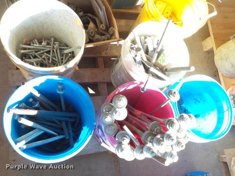 image for item EN9695 (4) pallets bolts and nuts