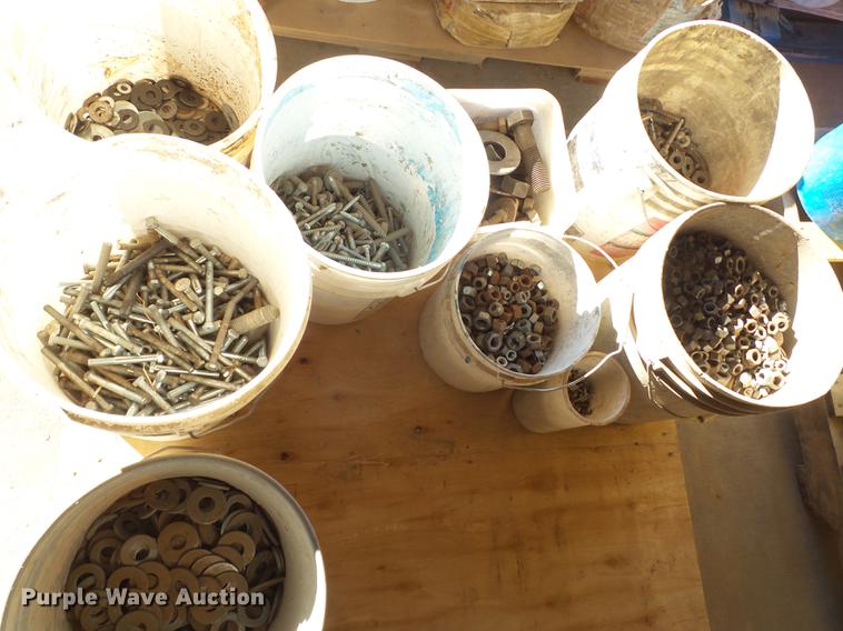 image for item EN9695 (4) pallets bolts and nuts