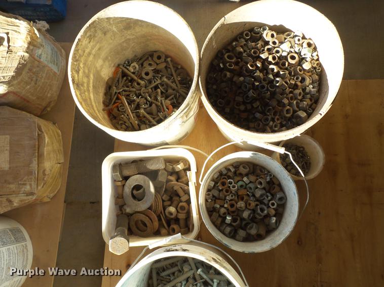 image for item EN9695 (4) pallets bolts and nuts