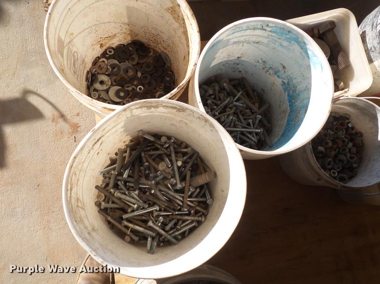 image for item EN9695 (4) pallets bolts and nuts