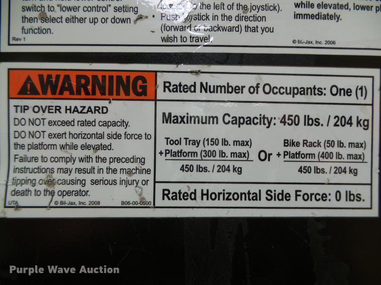 image for item EQ9031 Biljax ESP19 vertical lift