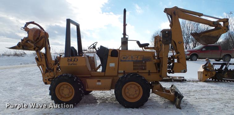 image for item EW9868 2000 Case 860 vibratory cable plow