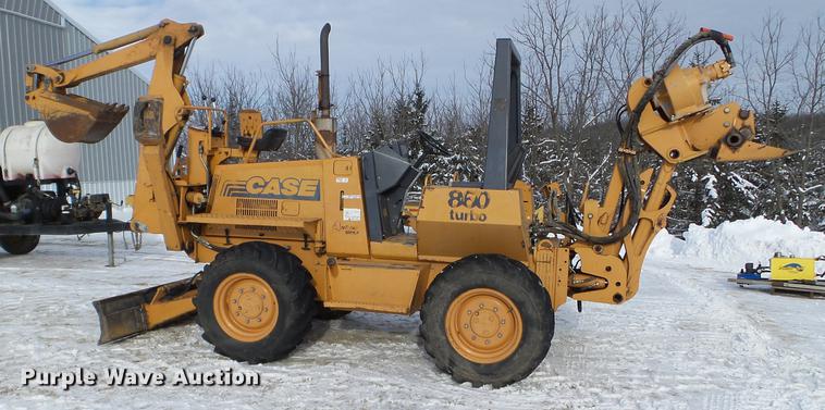 image for item EW9868 2000 Case 860 vibratory cable plow