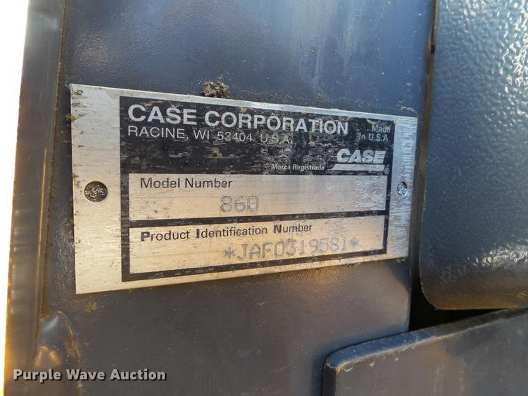 image for item EW9868 2000 Case 860 vibratory cable plow