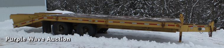 image for item EW9870 1988 Belshe FB-24 equipment trailer