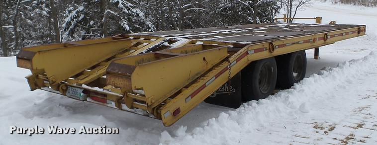 image for item EW9870 1988 Belshe FB-24 equipment trailer