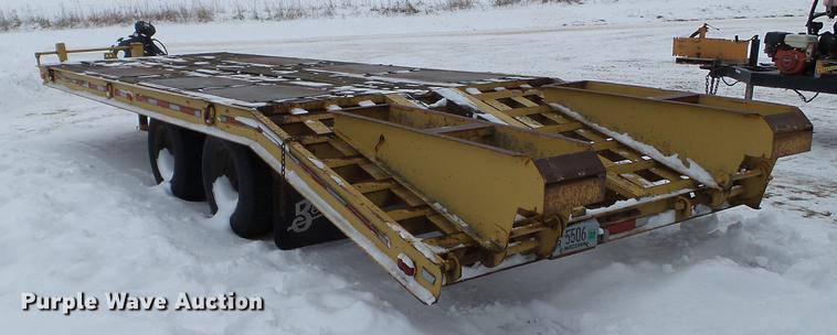 image for item EW9870 1988 Belshe FB-24 equipment trailer