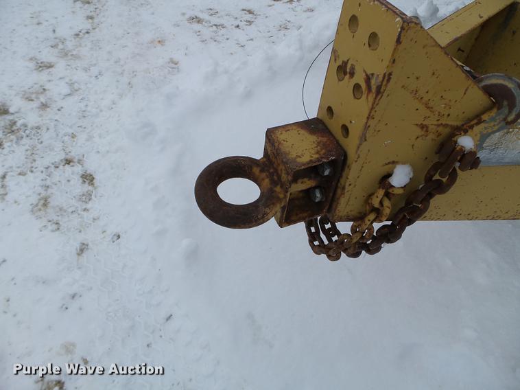 image for item EW9870 1988 Belshe FB-24 equipment trailer