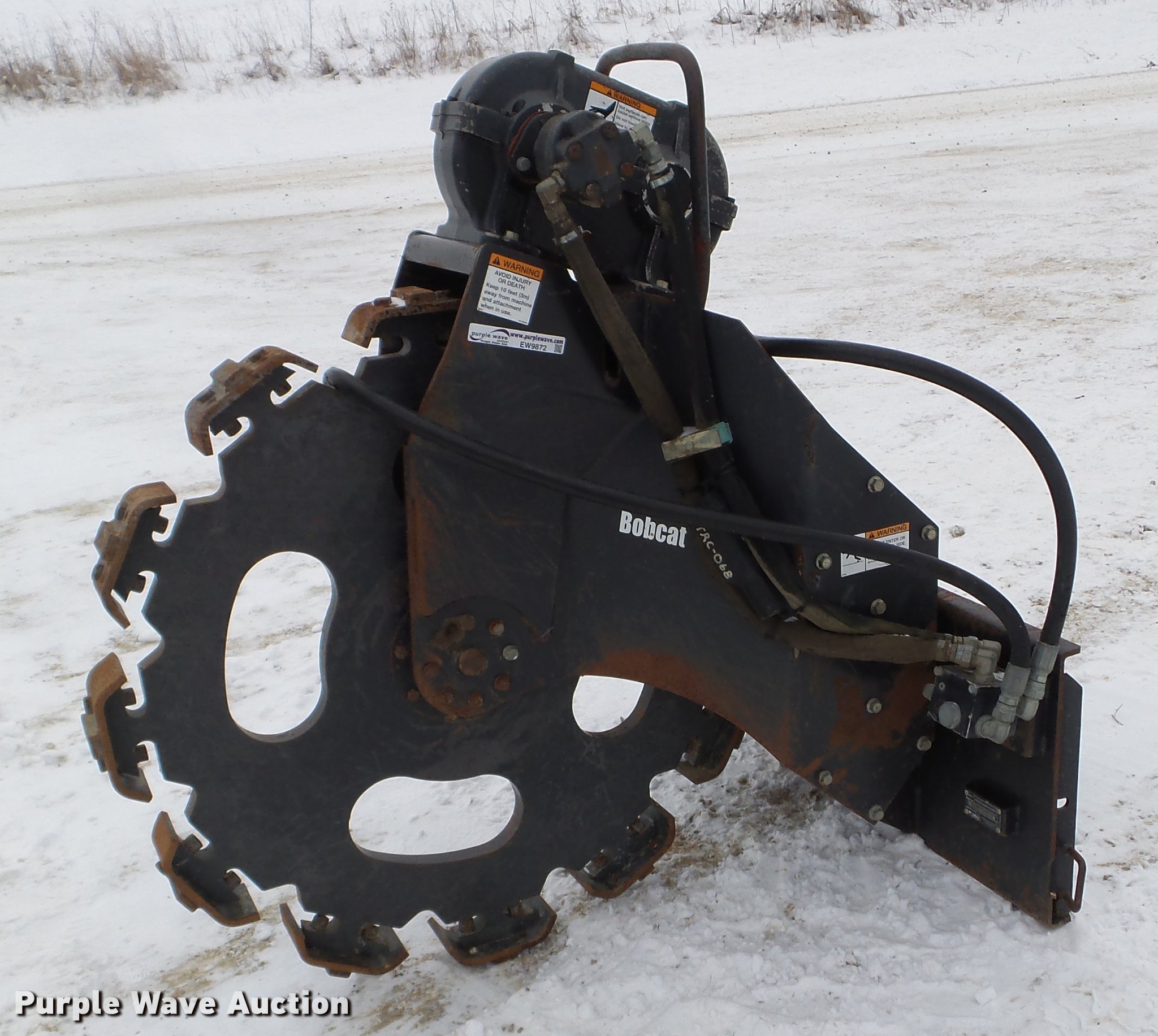 Bobcat vibratory skid steer trench compactor in Viroqua, WI Item