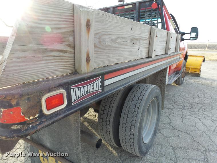 image for item DA3604 2001 Ford F450 Super Duty flat dump bed truck