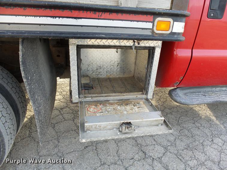 image for item DA3604 2001 Ford F450 Super Duty flat dump bed truck