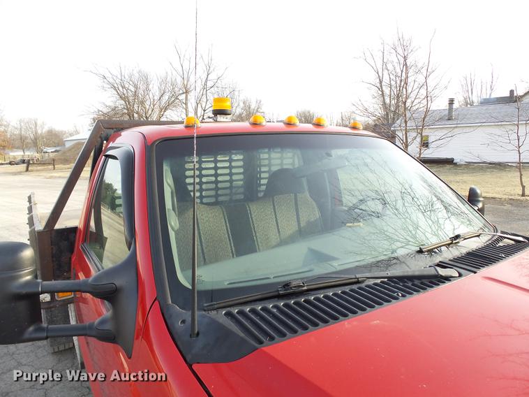 image for item DA3604 2001 Ford F450 Super Duty flat dump bed truck