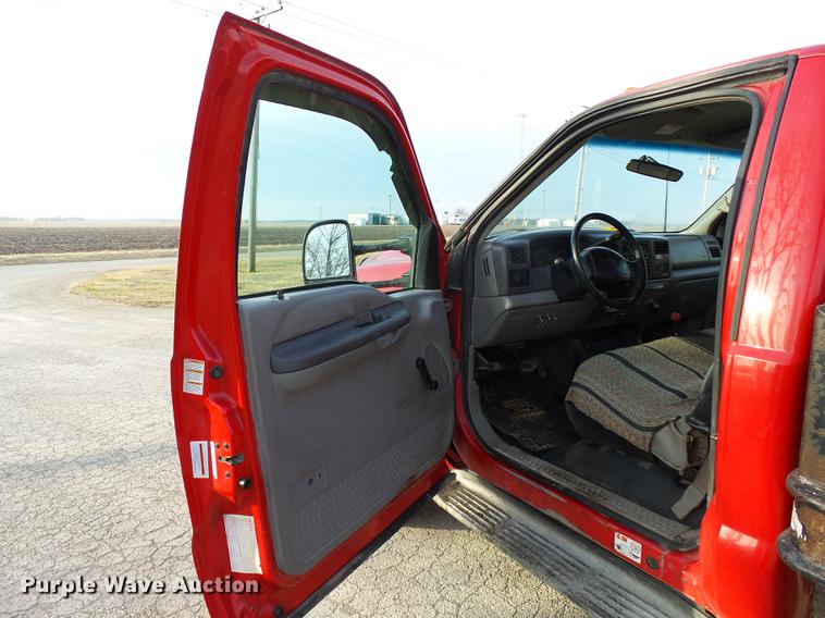 image for item DA3604 2001 Ford F450 Super Duty flat dump bed truck