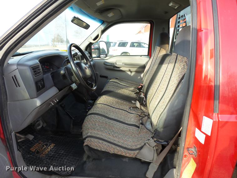 image for item DA3604 2001 Ford F450 Super Duty flat dump bed truck