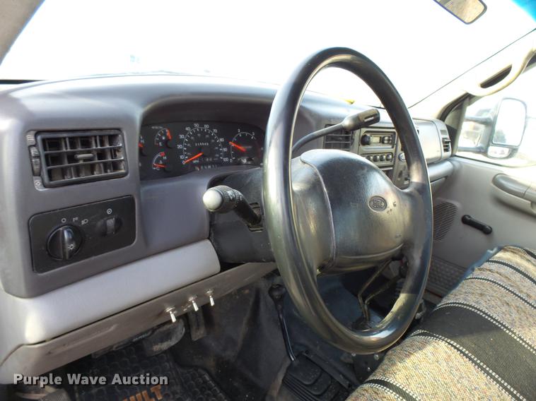 image for item DA3604 2001 Ford F450 Super Duty flat dump bed truck