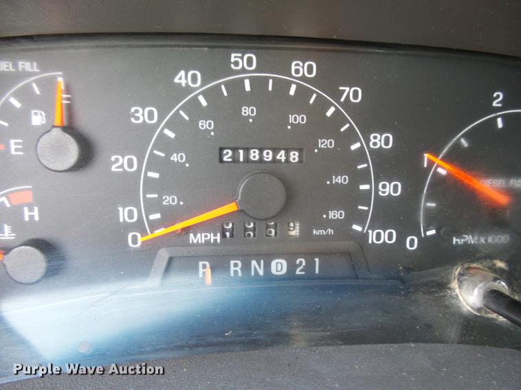 image for item DA3604 2001 Ford F450 Super Duty flat dump bed truck