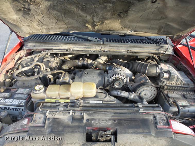 image for item DA3604 2001 Ford F450 Super Duty flat dump bed truck