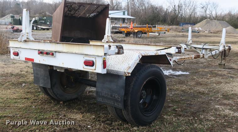 image for item DB8907 1989 Evans-Plugge R14DS3 pole trailer