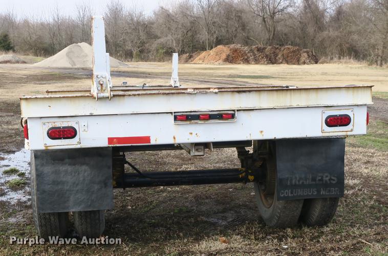 image for item DB8907 1989 Evans-Plugge R14DS3 pole trailer