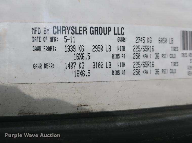 image for item DB8908 2011 Dodge Grand Caravan van