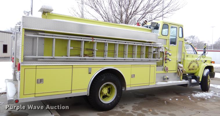 image for item DE0049 1988 Chevrolet C70 Custom Deluxe fire truck