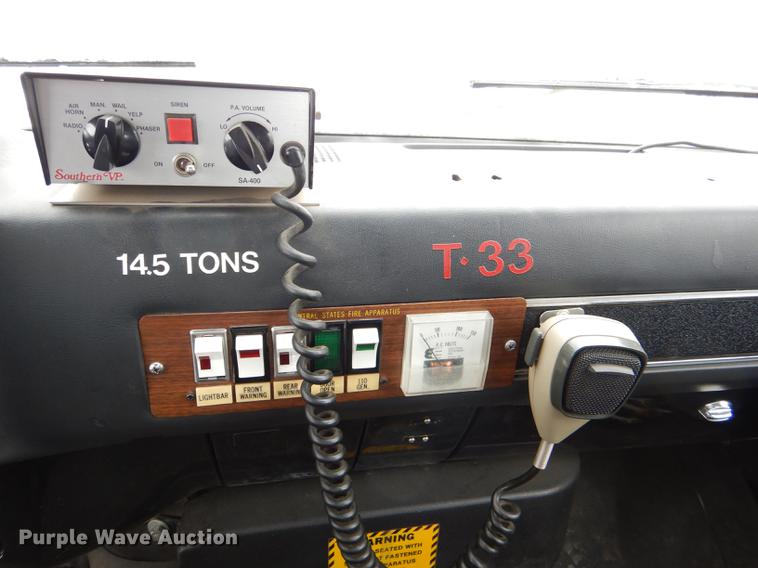 image for item DE0049 1988 Chevrolet C70 Custom Deluxe fire truck