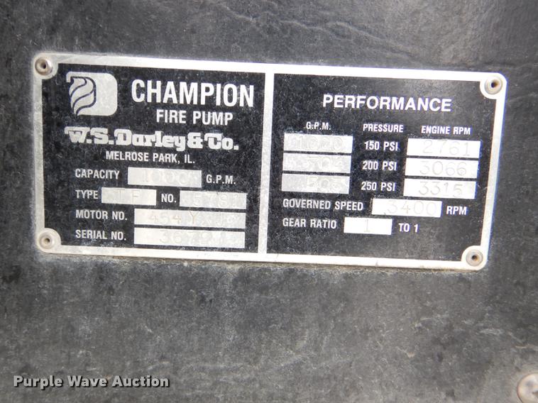 image for item DE0049 1988 Chevrolet C70 Custom Deluxe fire truck