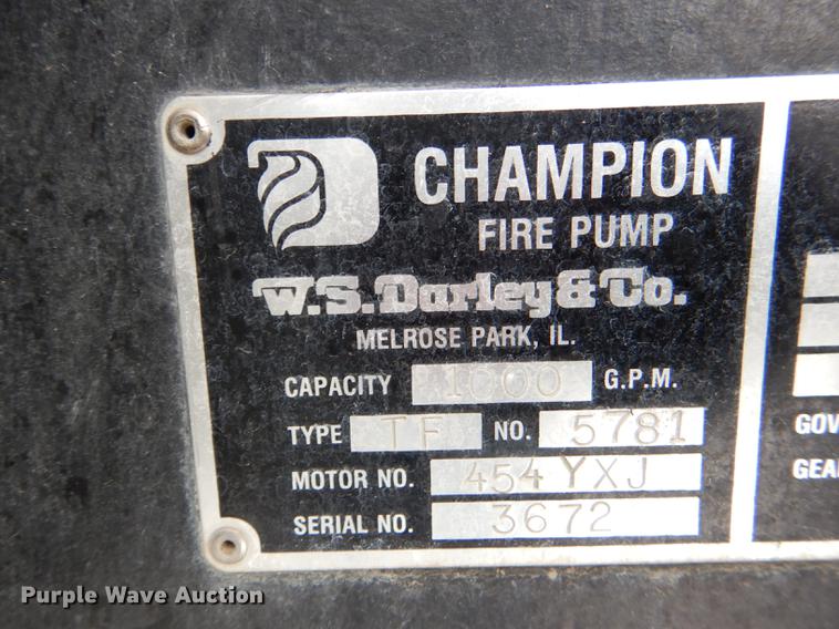 image for item DE0049 1988 Chevrolet C70 Custom Deluxe fire truck