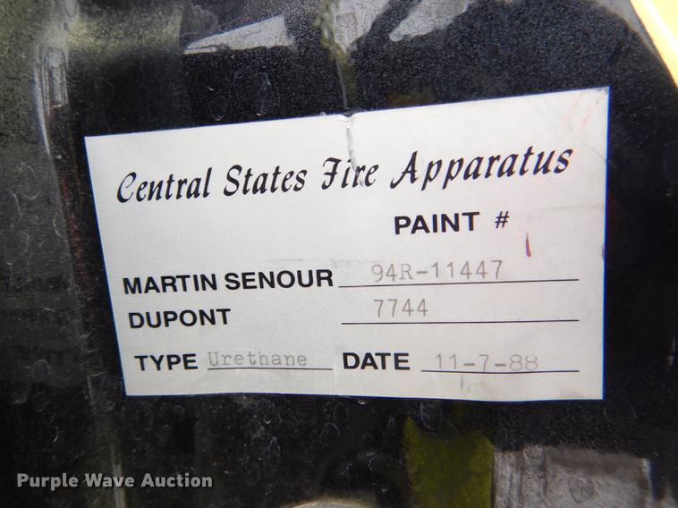 image for item DE0049 1988 Chevrolet C70 Custom Deluxe fire truck