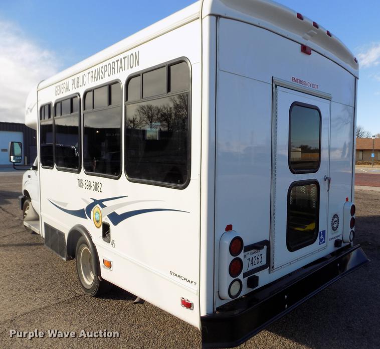 image for item DE0420 2009 Ford E350 Starcraft shuttle bus