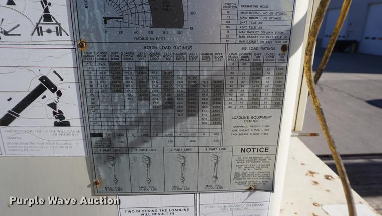 image for item DE3359 1989 International S2500 crane truck