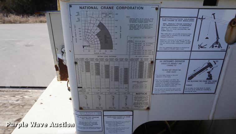 image for item DE3359 1989 International S2500 crane truck