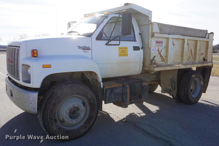 image for item DE3368 1991 GMC TopKick C5500 dump truck