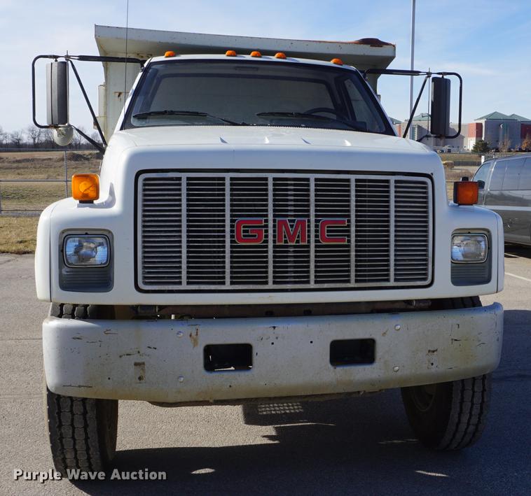 image for item DE3368 1991 GMC TopKick C5500 dump truck