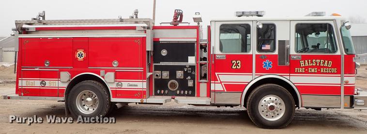image for item DF8677 1993 Spartan Gladiator GA40M-2142 fire truck