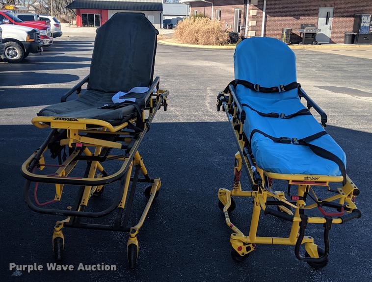 image for item DN9142 (2) Stryker ambulance cots
