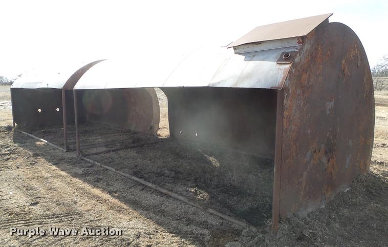 image for item DF2898 (2) steel livestock shelters