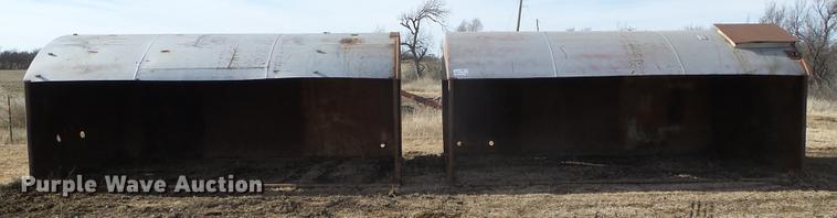 image for item DF2898 (2) steel livestock shelters