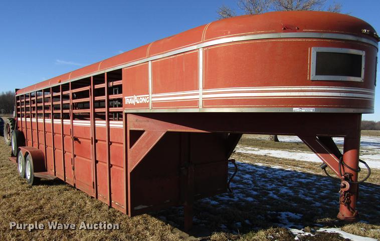 image for item EU9555 1987 Travalong livestock trailer