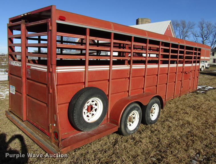 image for item EU9555 1987 Travalong livestock trailer